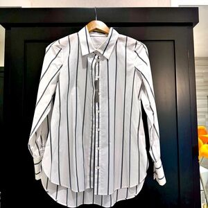 NWT Madeleine stripped button up size 8